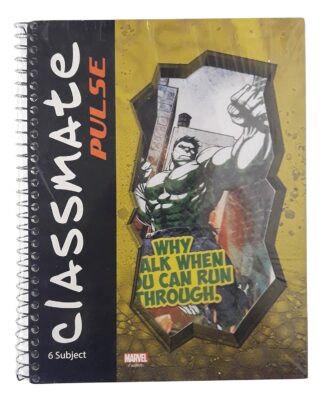 Classmate Pulse 6 Subject Notebook - Single Line, 300Pages