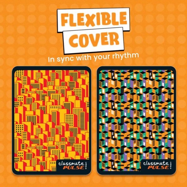 Classmate Pulse 6 Subject Notebook - Unruled, 300 Pages, Spiral Binding, 240mm*180mm - Image 2