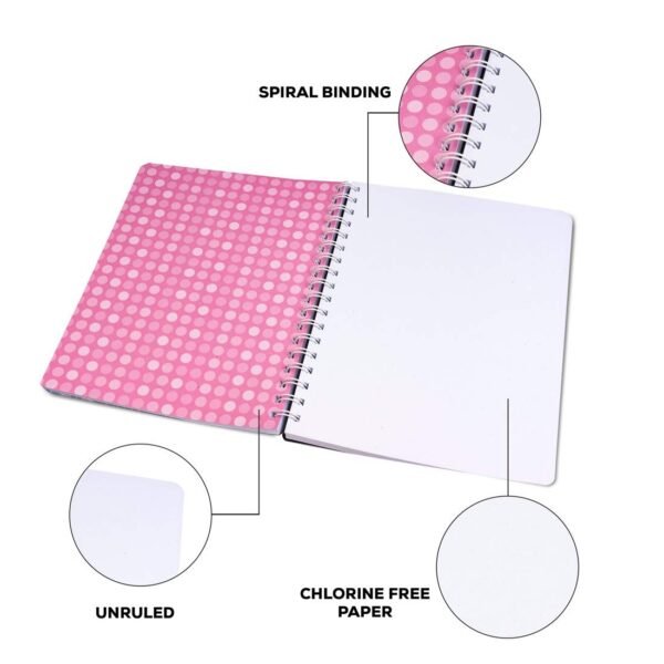 Classmate Pulse 6 Subject Notebook - Unruled, 300 Pages, Spiral Binding, 240mm*180mm (Pack of 2) - Image 5