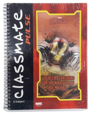 Classmate Pulse| 6 Subject Spiral Interchangable Cover Note…