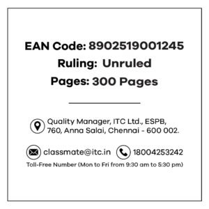 Alternative view of Classmate Pulse 6 Subject Spiral Notebook - Pack of 1 | Unruled | 300 Pages | 29.7cm x 21cm | Venom Designs | Soft Cover | Notebooks for College Students