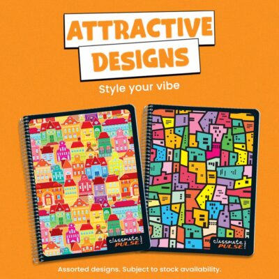 Classmate Pulse 6 Subject Spiral Notebook - Pack of 2 | Sin…