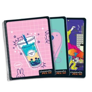 Alternative view of Classmate Pulse Long Book - 180 Pages | Single Line | 29.7cm x 21.0cm | Wiro Binding | Pack of 3 Notebooks | Ruled Long Size Notebook for Students