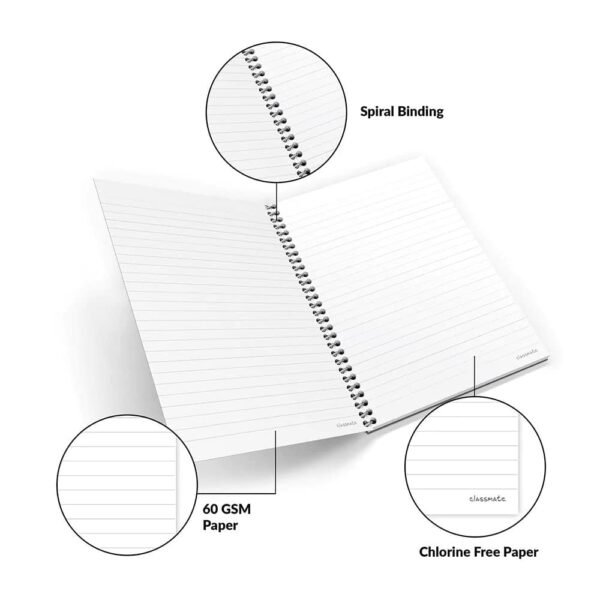 Classmate Pulse Notebok 24 x 18-160 Pages (Pack of 4)