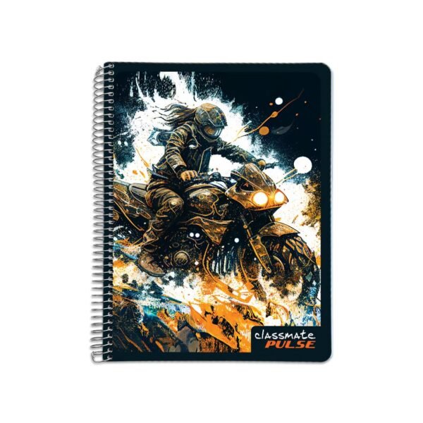 Classmate Pulse Notebook - 180 Pages | Unruled | 29.7cm x 21.0cm | Spiral Bound Notebook | Soft Cover | Pack of 1 - Image 3