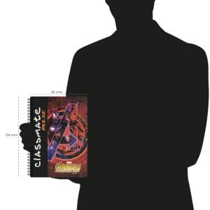 Alternative view of Classmate Pulse Notebook - 24 X 18, 200 Pages Unruled, Wiro Binding, Pack of 8