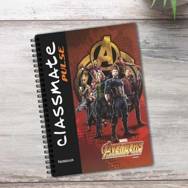 Classmate Pulse Notebook - 267 X 203, 160 Pages, Single Line, Wiro Binding, Multicolor (2105007) - Image 5