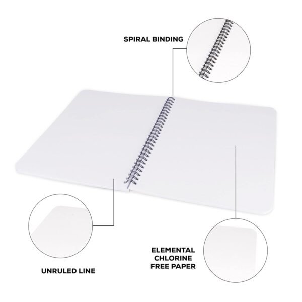 Classmate Pulse Notebook - 267 X 203, 300 Pages, Unruled, Wiro binding - Image 5