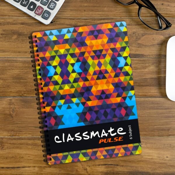 Classmate Pulse Notebook- 297 X 210, 300 pages, Unruled, Wiro binding, Pack of 3, Multicolor (2105012) - Image 5