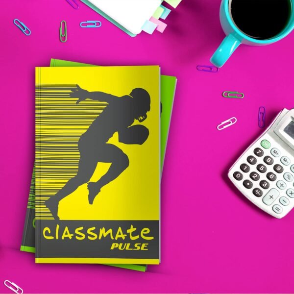 Classmate Pulse PP Cover Longbooks, A4 size, Single Line, 140 Pages (Pack of 6) - Image 6