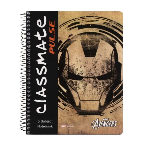 Classmate Pulse Single Line 5-Subject Notebook - 240mm x 180mm, 60GSM, 250 Pages Octane Neon, Pack of 5 - Image 7