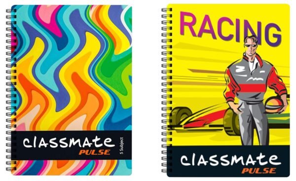 Classmate Pulse Single Line 5-Subject Notebook Pulse Ruled 180 Pages Pulse Avengers Cover - Image 7