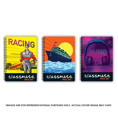 Classmate Pulse Spiral Notebook - 203 mm x 267 mm, Soft Cov…