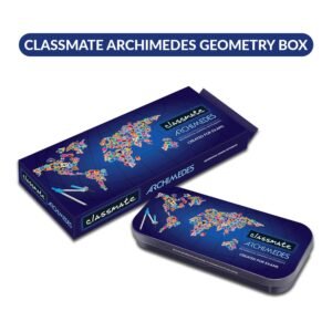 Classmate Pulse Spiral Notebook - 240 Mm X 180 Mm, Soft Cover, 180 Pages, Unruled Archimedes Geo Box