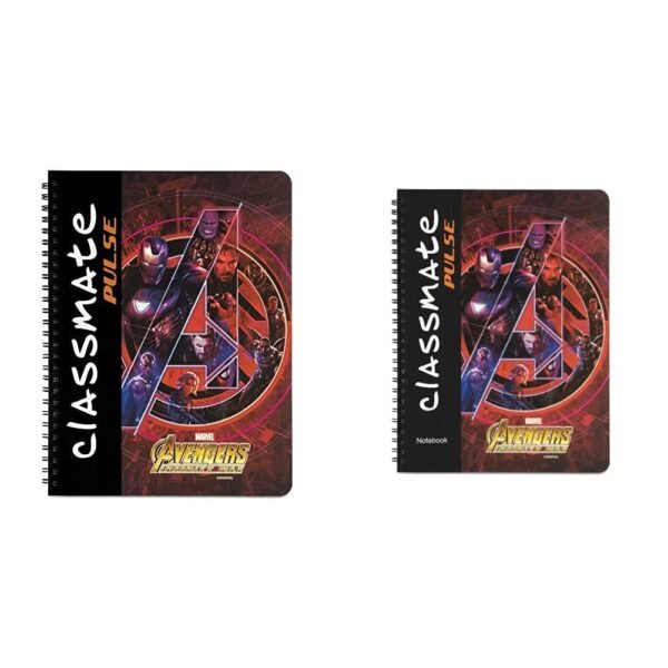 Classmate Pulse Spiral Notebook - 240 Mm X 180 Mm, Soft Cover, 180 Pages, Unruled Pulse Spiral Notebook - 203 Mm X 267 Mm, Soft Cover, 160 Pages, Unruled - Image 5