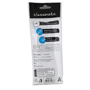 Classmate Roller Ball Pen - Blue (Pack of 5)