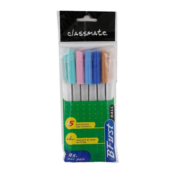 Classmate Roller Ball Pen - Blue (Pack of 5) - Image 3