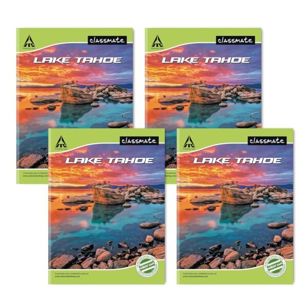 Classmate Short Size Notebook - 140 Pages | Single Line | 24.0cm x 18.0cm | Pack of 4 Notebooks | Short Size Ruled Notebook for School Students - Image 3