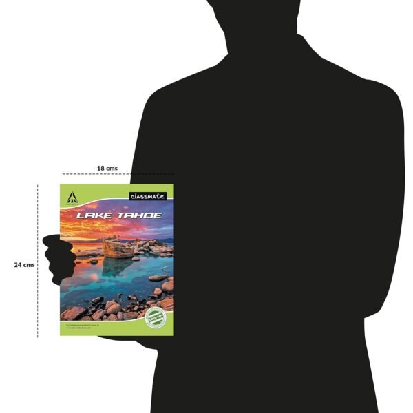 Classmate Short Size Notebook - 140 Pages | Single Line | 24.0cm x 18.0cm | Pack of 4 Notebooks | Short Size Ruled Notebook for School Students - Image 4