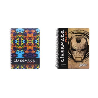 Classmate Soft Cover 6 Subject Spiral Binding Notebook, Unr…