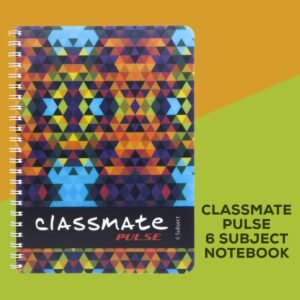 Alternative view of Classmate Soft Cover 6 Subject Spiral Binding Notebook, Unruled, 300 Pages (Pack of 2)