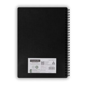 Alternative view of Classmate Soft Cover 6 Subject Spiral Binding Notebook, Unruled, 300 Pages Pulse Single Line 5-Subject Notebook - 297Mm X 210Mm, 60 Gsm, 250 Pages(Color And Design M
