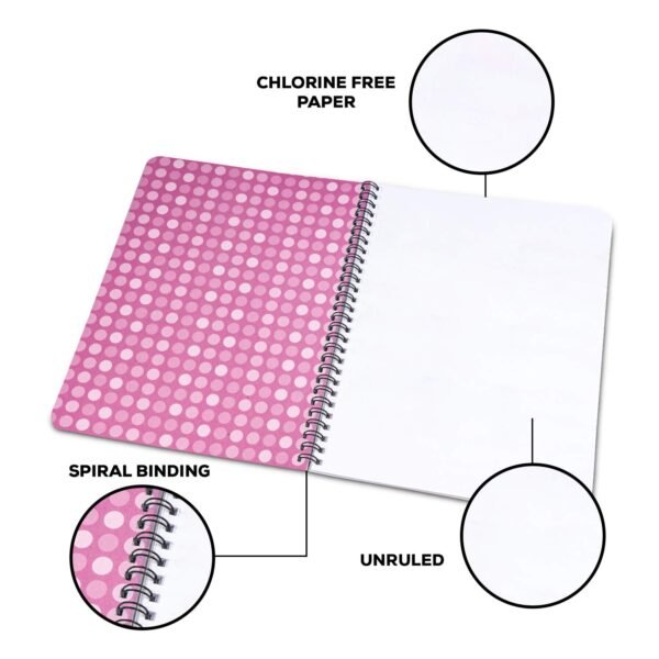 Classmate Soft Cover 6 Subject Spiral Binding Notebook, Unruled, 300 Pages Pulse Single Line 5-Subject Notebook - 297Mm X 210Mm, 60 Gsm, 250 Pages(Color And Design M - Image 7