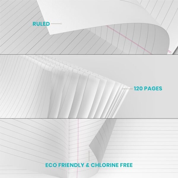 Classmate Spiral Notebook - 120 Pages (Ruled) Pack 0f 12 - Image 6