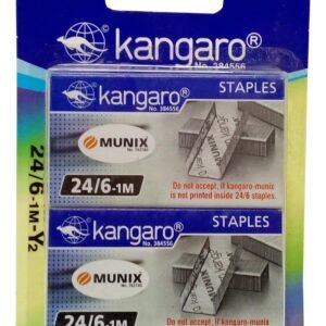 Kangaro 24/6-1M Staples - Pack of 2