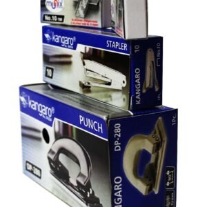 Alternative view of Kangaro Desk Essentials Combo Multipurpose Gift Pack | Includes 1 x No 10 Stapler, 2 x No 10 1M Staples & 1 x DP 280 Paper Punch | Ideal Combo for Office & Gifting | Pack of 1