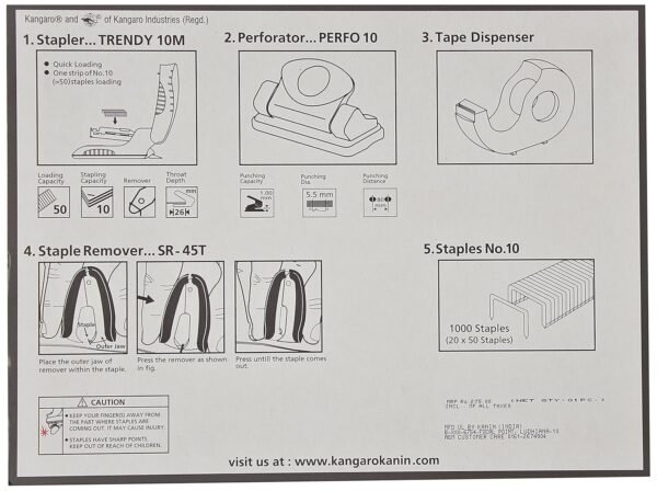 Kangaro Set SS-T 10 M Stationery Gift Set - Image 2