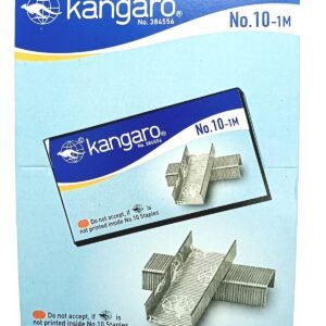 Kangaro Staple Pin No 10-1M Use for School, Offices, Home, Colleges, and Many More, (Pack of 40 Box) Blue Color Packing Original