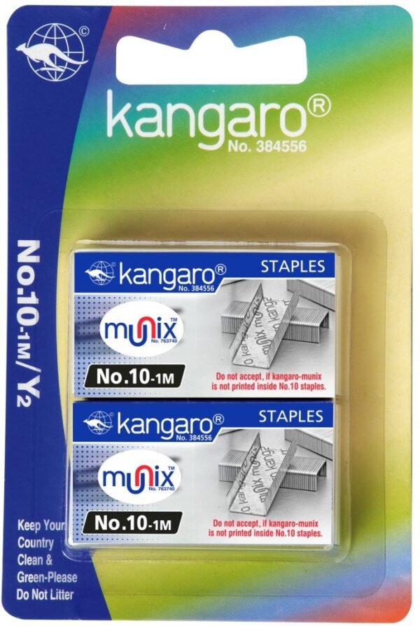 Kangaro Staples No.10-1M/Y2 Stapler