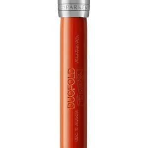 Alternative view of PARKER Duofold Centennial Fountain Pen, Classic Big Red Vintage, Medium Solid Gold Nib, Black Ink and Convertor