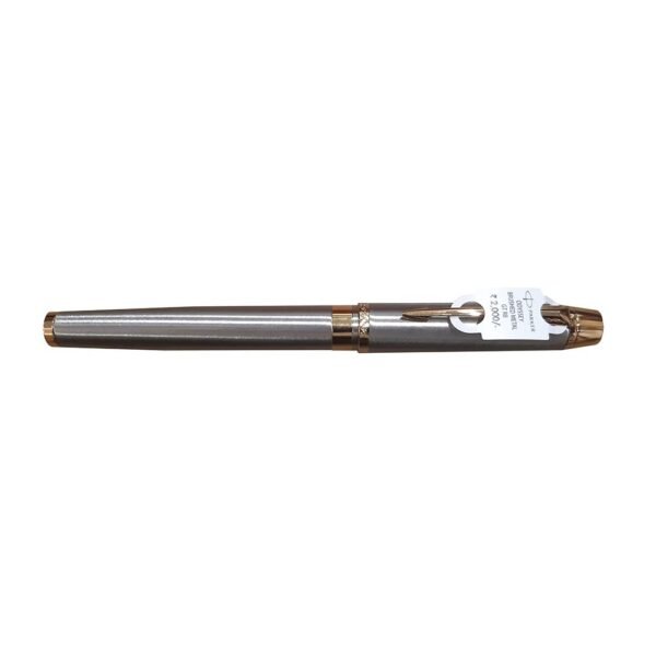 PARKER Odyssey Brushed Metal Gold Trim Rollerball Pen - Image 4