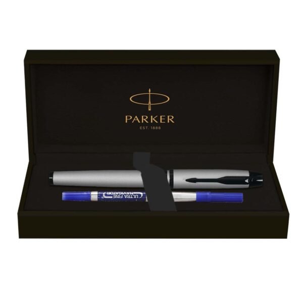 Parker Ambient Dark Grey |Black Metal Trim |Roller Ball Pen - Image 2