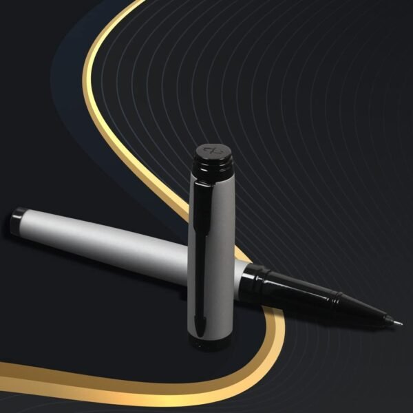 Parker Ambient Dark Grey |Black Metal Trim |Roller Ball Pen - Image 4