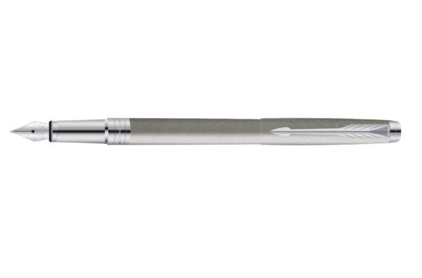 Parker Aster Brushed Metal |Chrome Trim |Fountain Pen