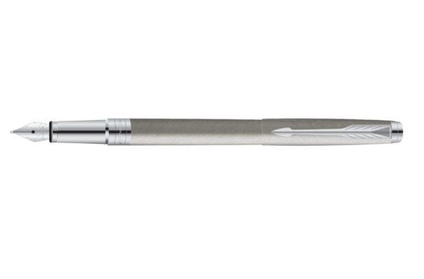 Parker Aster Brushed Metal |Chrome Trim |Fountain Pen
