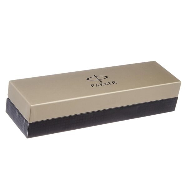 Parker Aster Gold Trim Roller Ball Pen | Body Color - Black | Ink Color - Blue - Image 4