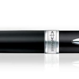 Alternative view of Parker Aster Matte Black Chrome Trim Ball Pen