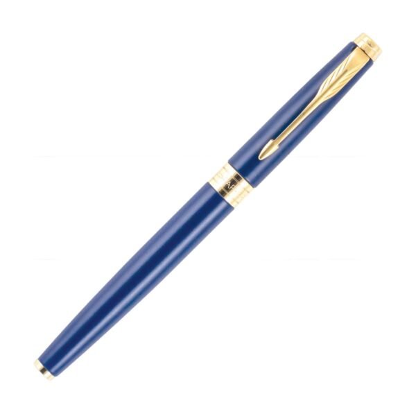 Parker Aster Matte Blue |Gold Trim |Roller Ball Pen - Image 2