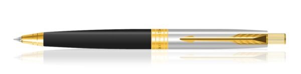 Parker Aster Shiny Black |Gold Trim |Ball Pen - Image 2