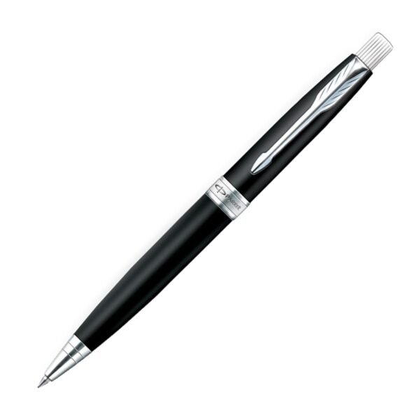 Parker Aster Silver Black |Chrome Trim |Ball Pen