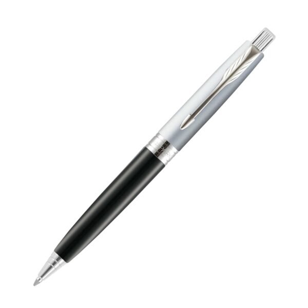 Parker Aster Silver Black |Chrome Trim |Ball Pen - Image 2