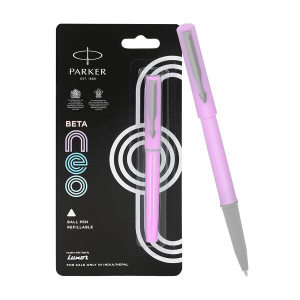 Parker Beta NEO Ball Pen | Light Purple Body Color |Ink Color - Blue - Image 5