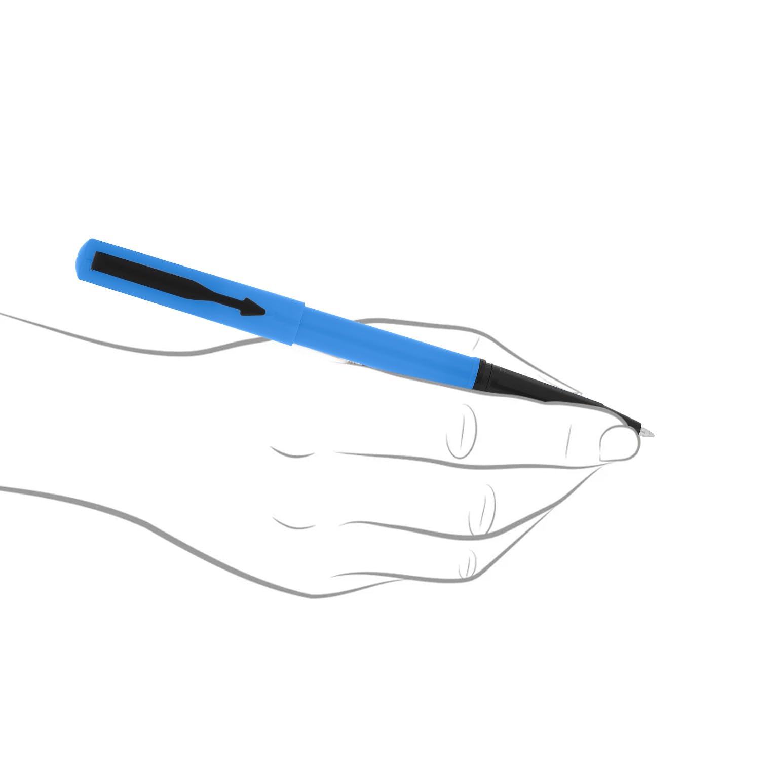 Parker Beta Neo Chrome Trim Ball Pen| Blue Body Color| Ink Color - Blue | Perfect For Corporate Gifting | Elite Pen For Professionals - Image 7