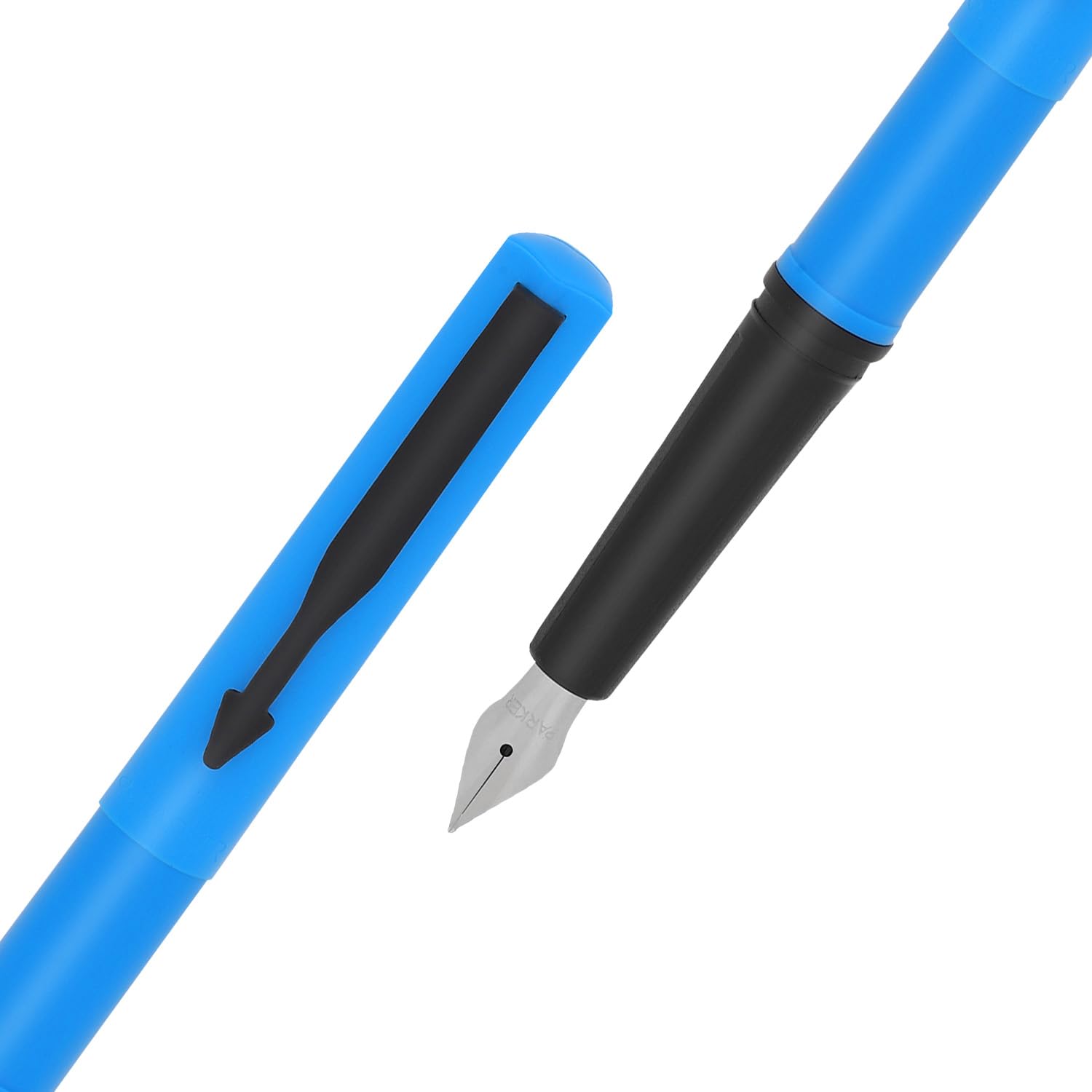 Parker Beta Neo Chrome Trim Fountain Pen| Blue Body Color With 1 Ink Cartridge | Ink Color - Blue | Unique Gift For Employees | Leading Pen For Corporate - Image 3