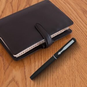 Alternative view of Parker Beta Neo Chrome Trim Roller Ball Pen| Black Body Color| Ink Color - Blue | Perfect For Corporate Gifting | Elite Pen For Professionals