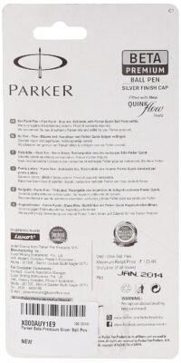 Parker Beta Premium Silver Ball Pen